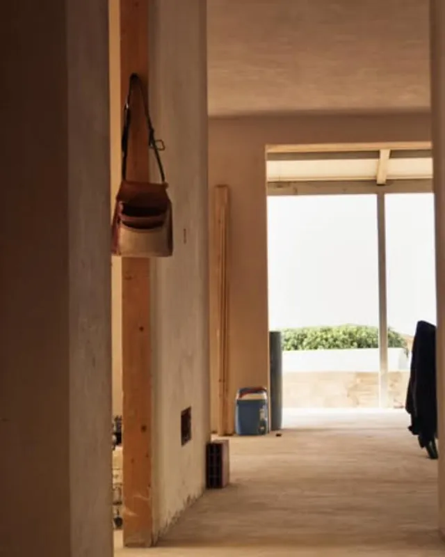 Interno di un cantiere in corso